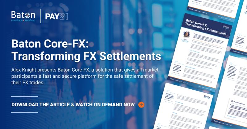 Core-FX: revolutionizing FX Settlements